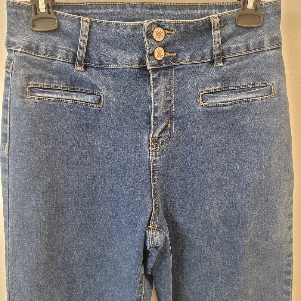 Elegant Indigo Women's Straight Leg Jeans Size 6 - Picture 5 of 14